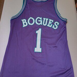 Champion Muggsy Bogues Charlotte Hornets NBA Basketball Jersey Adult Medium 40